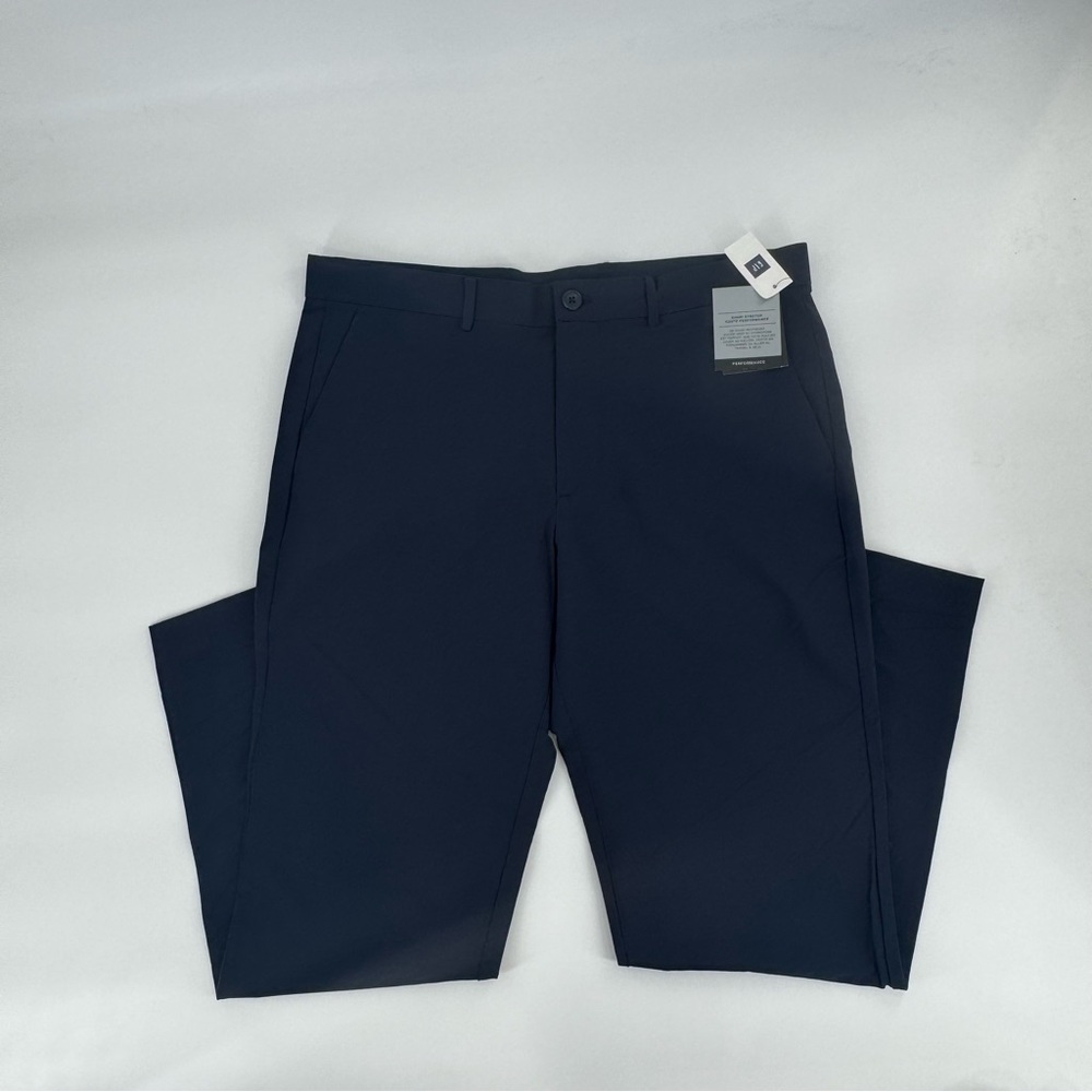 GAP FIT LIGHTWEIGHT KHAKI PANTS MENS, TRUE INDIGO NEW WITH TAGS